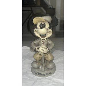 Vintage Mickey Mouse Golf Walt Disney World Golf Bobble Head Golfer 8” RARE​​​​